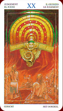 Таро Мир Духов (Tarot of the Spirit World) 20_Major_Judgement