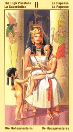Таро Вечности Фараона Рамзеса - (Ramses: Tarot of Eternity). Галерея и значение карт 02_Major_Priestess