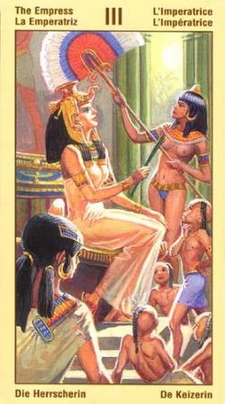 Таро Вечности Фараона Рамзеса - (Ramses: Tarot of Eternity). Галерея и значение карт 03_Major_Empress