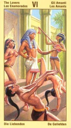 Таро Вечности Фараона Рамзеса - (Ramses: Tarot of Eternity). Галерея и значение карт 06_Major_Lovers