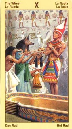 Таро Вечности Фараона Рамзеса - (Ramses: Tarot of Eternity). Галерея и значение карт 10_Major_Fortune