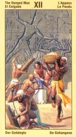 Таро Вечности Фараона Рамзеса - (Ramses: Tarot of Eternity). Галерея и значение карт 12_Major_Hanged
