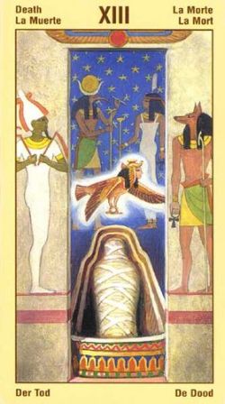 Таро Вечности Фараона Рамзеса - (Ramses: Tarot of Eternity). Галерея и значение карт 13_Major_Death