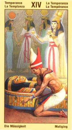 Таро Вечности Фараона Рамзеса - (Ramses: Tarot of Eternity). Галерея и значение карт 14_Major_Temperance