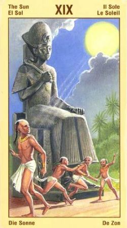 Таро Вечности Фараона Рамзеса - (Ramses: Tarot of Eternity). Галерея и значение карт 19_Major_Sun